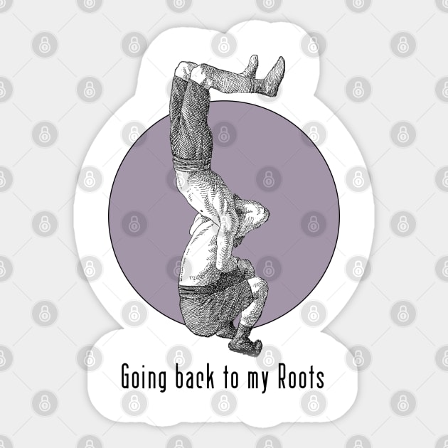 Going Back to my Roots Sticker by MichaelaGrove